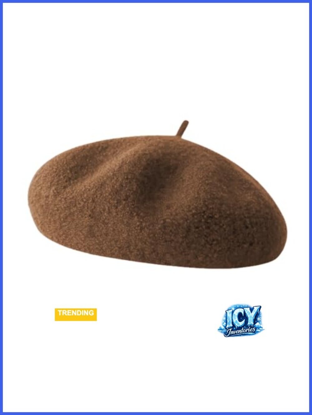 Wool Beret French Style Warm Winter Hat for Women